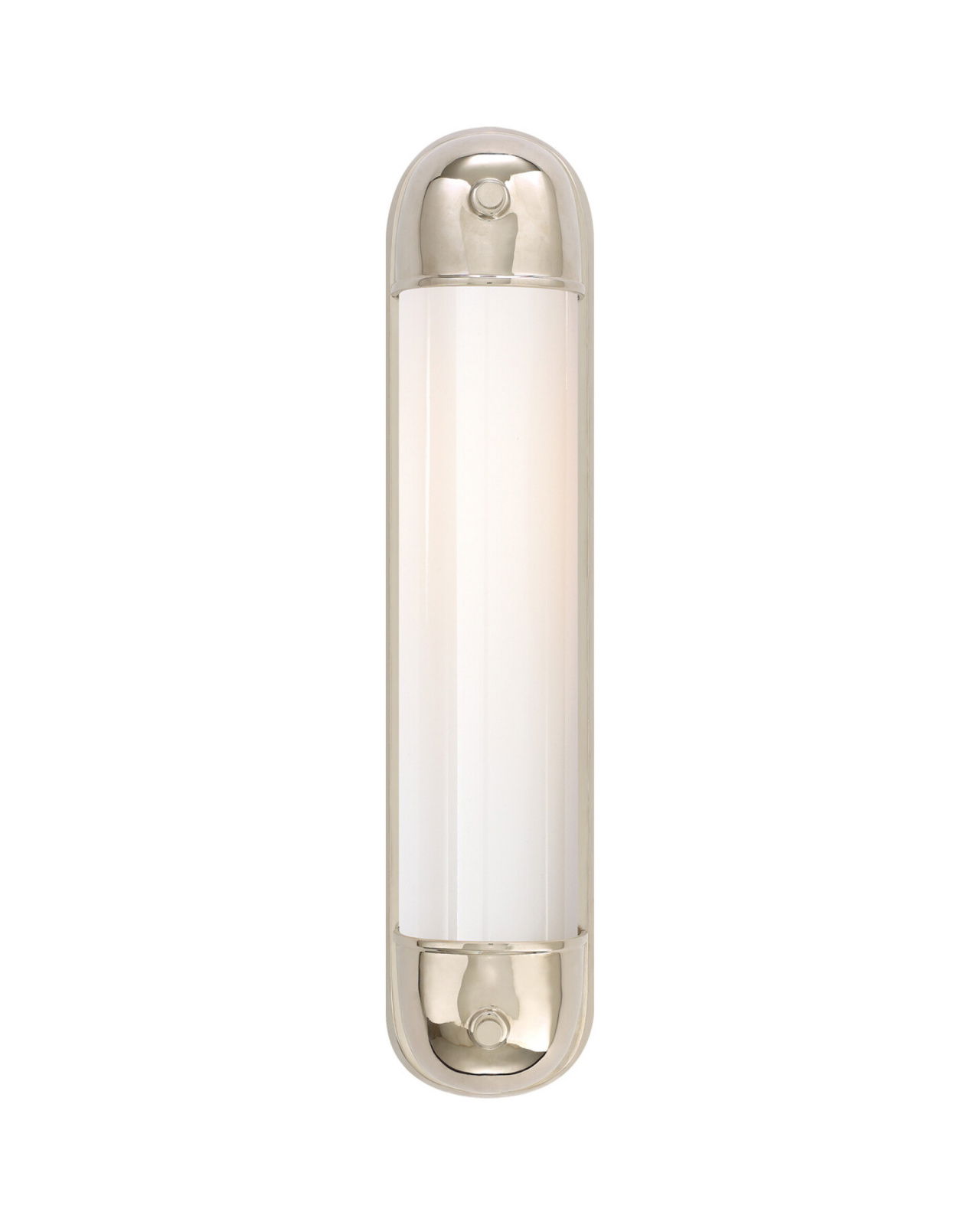 Selecta Long Glass Sconce Polished Nickel
