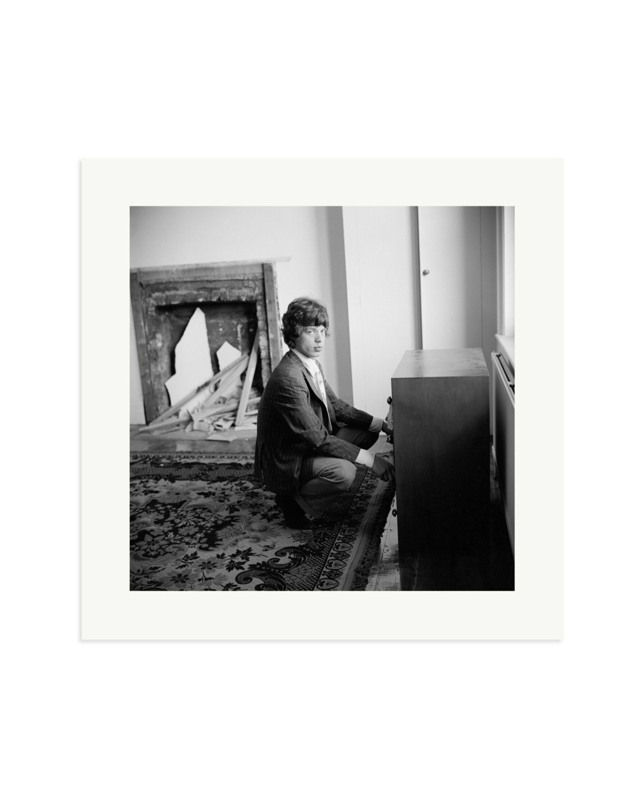 Mick Jagger at Home, 1966 Print Only / Large