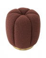 Orchanic Stool Bouclé Rouge