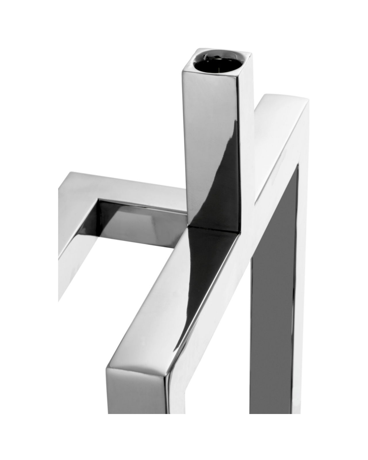 Skyline ljusstake silver