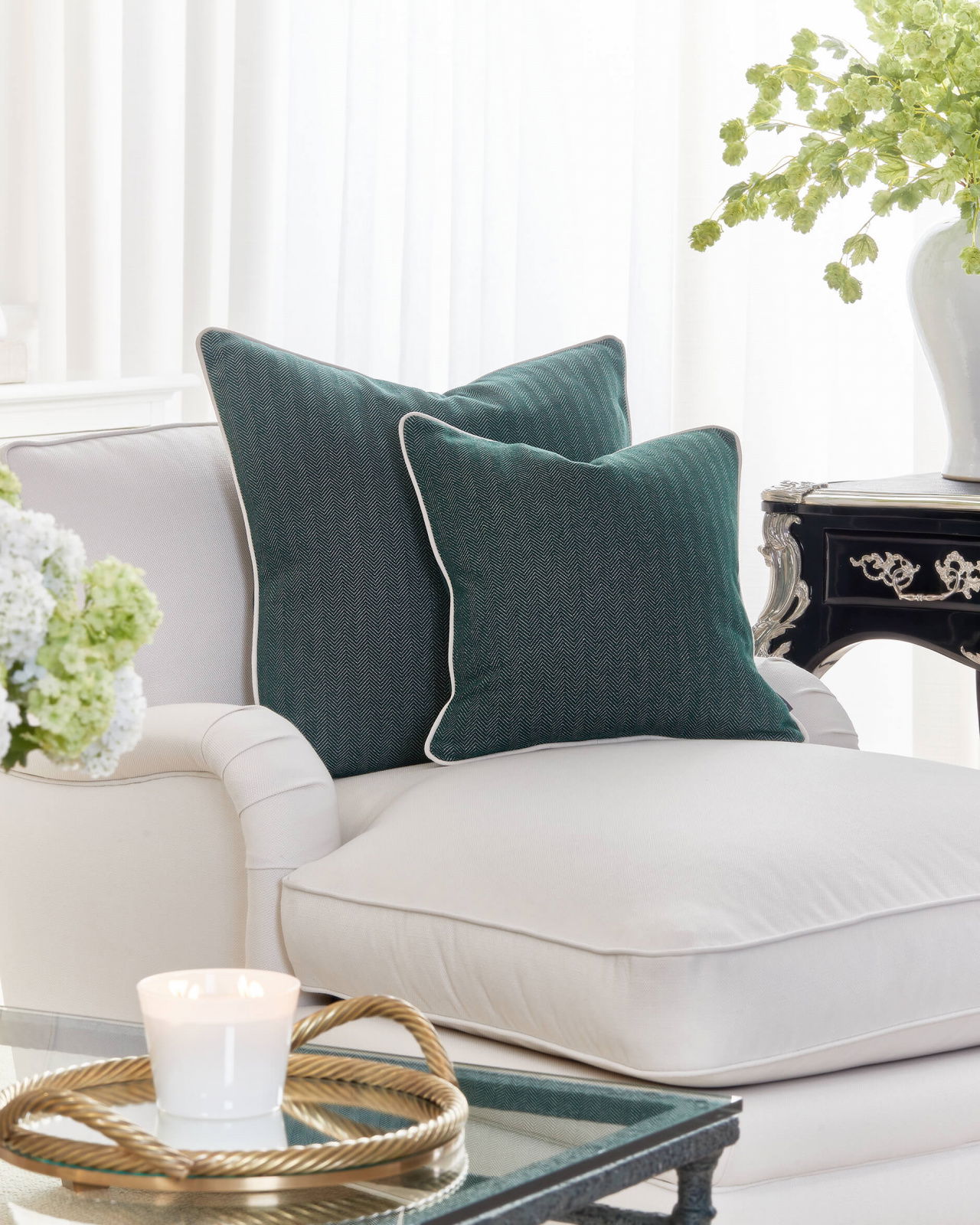 Colleen kuddfodral grön