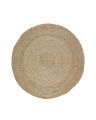 Hemp matta natural round