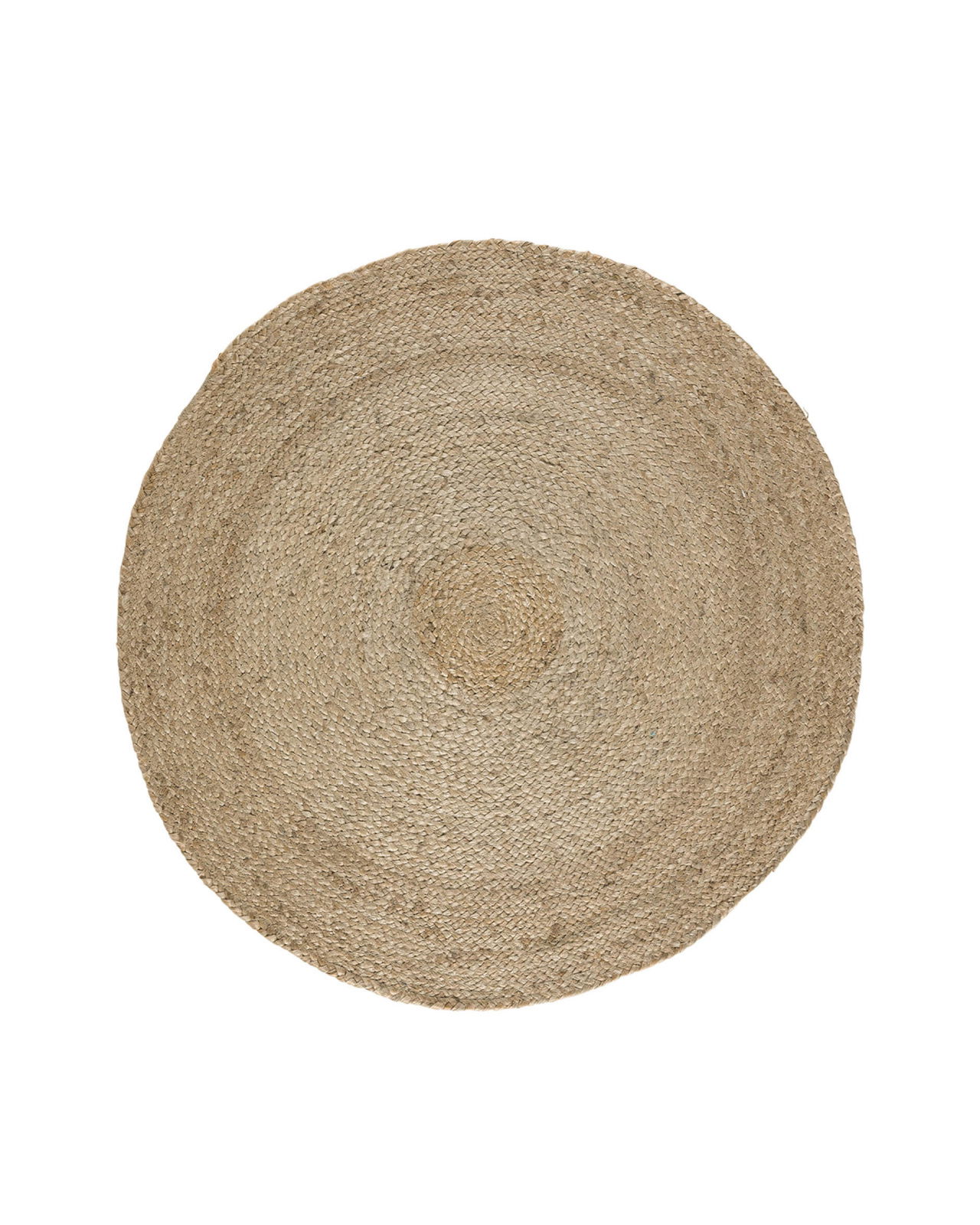 Hemp matta natural round OUTLET