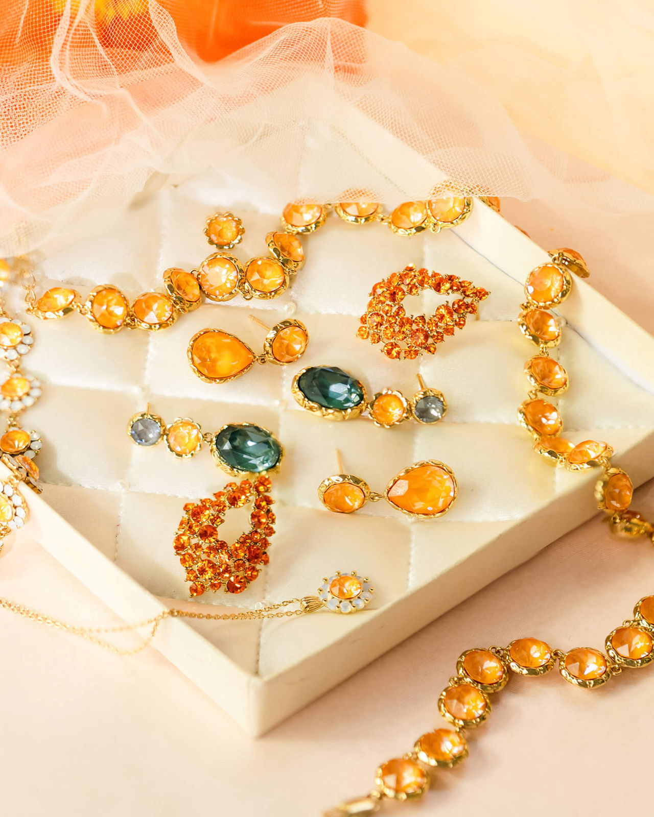 Alice Earrings Mandarine