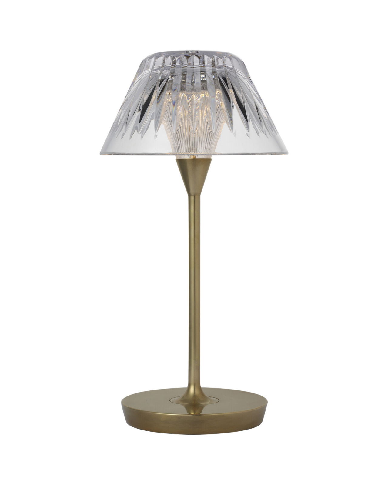 Blaze 12" Rechargeable Table Lamp Natural Brass