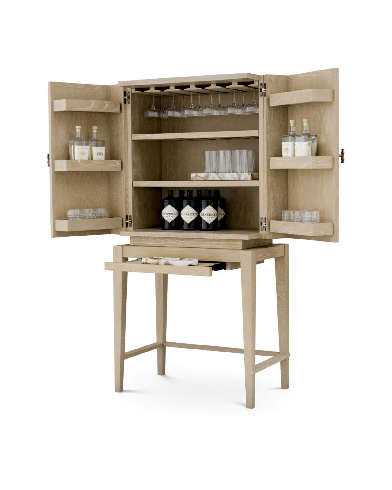 Borchard baarikaappi pesty tammiviilu