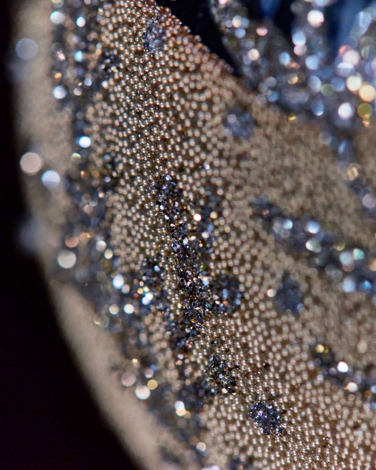 Risette-joulupallo, hopea 8cm