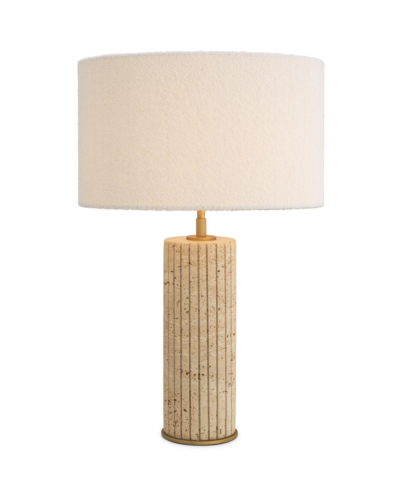 Giova bordslampa travertine