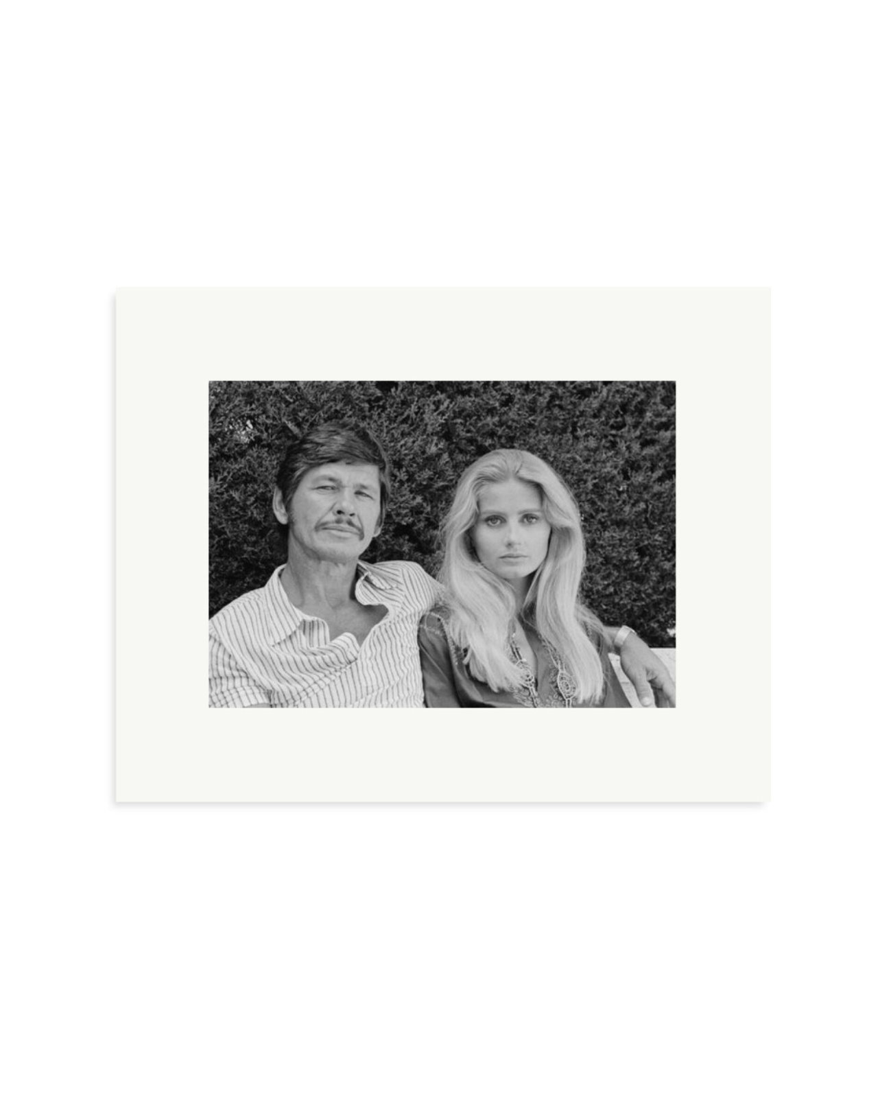 Charles Bronson and Jill Ireland Print Only / Small