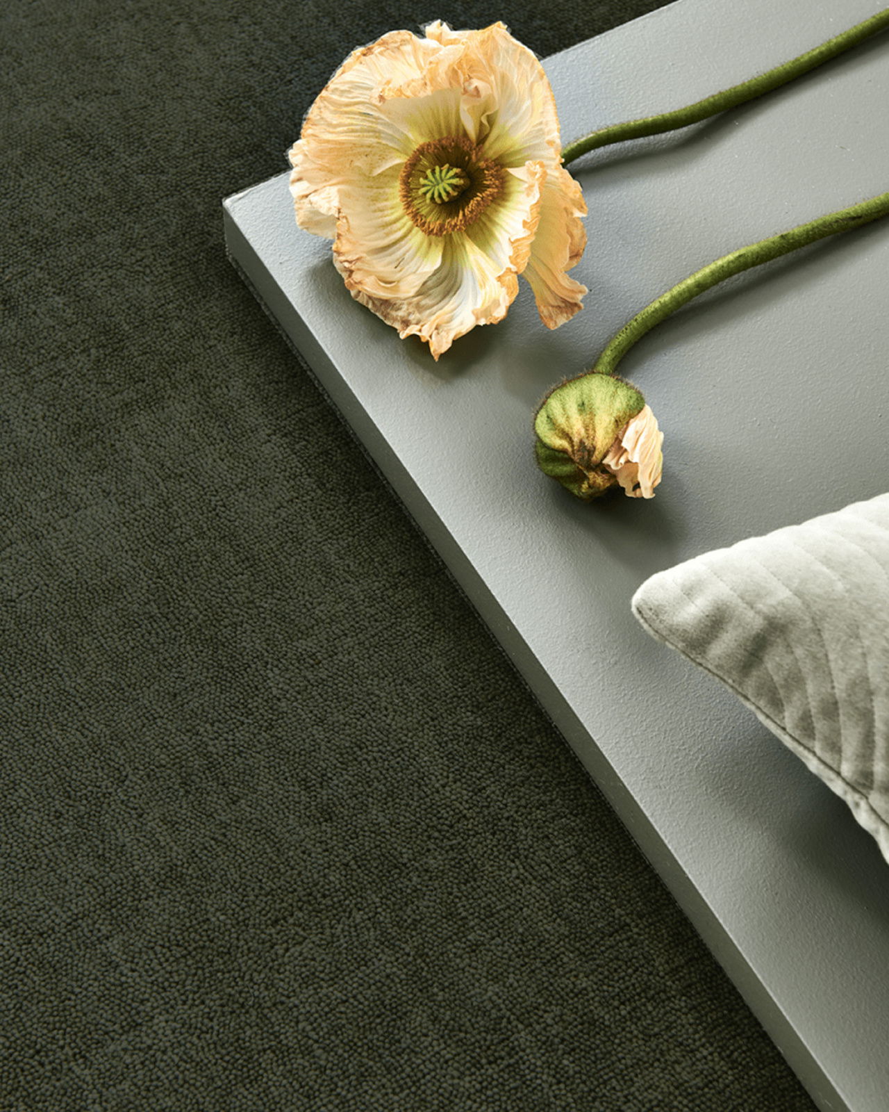 Solid Rug Forest Green