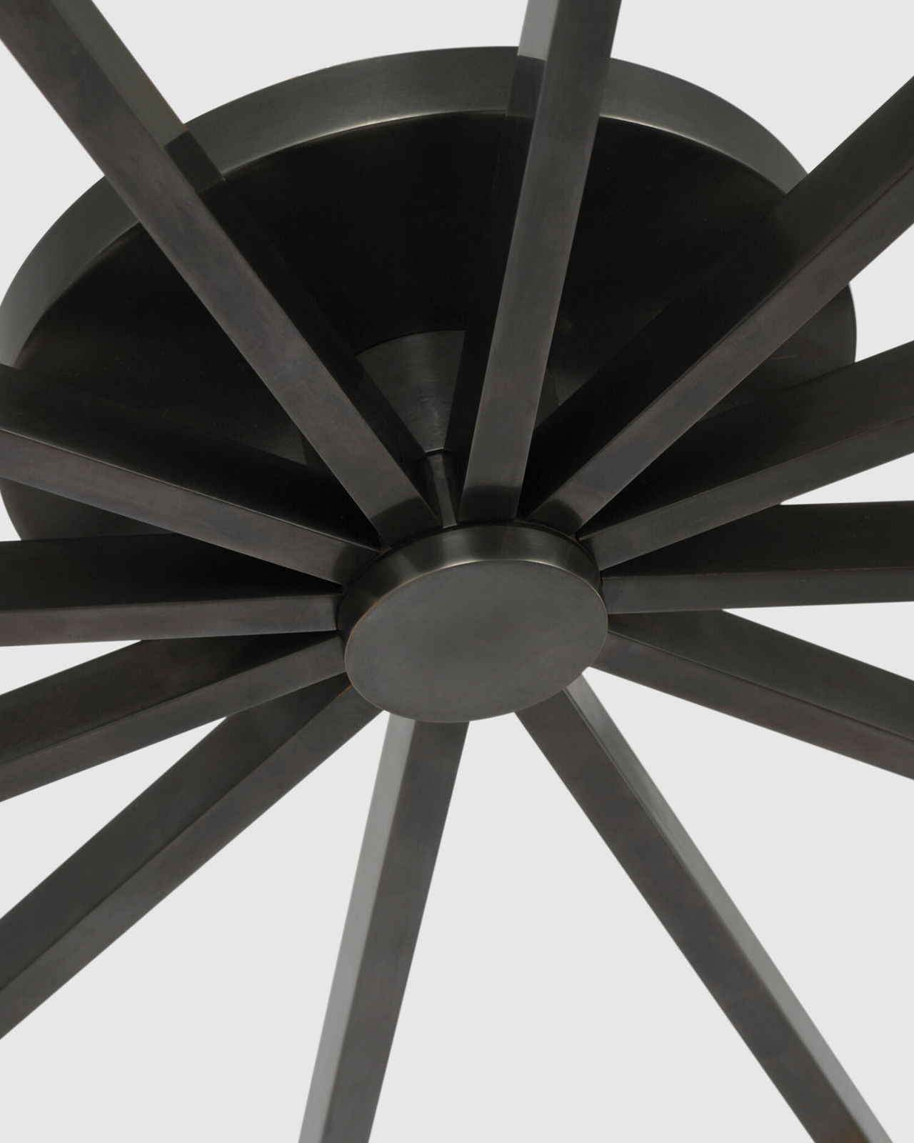 Pedra Grande Staggered Arm Flush Mount Bronze