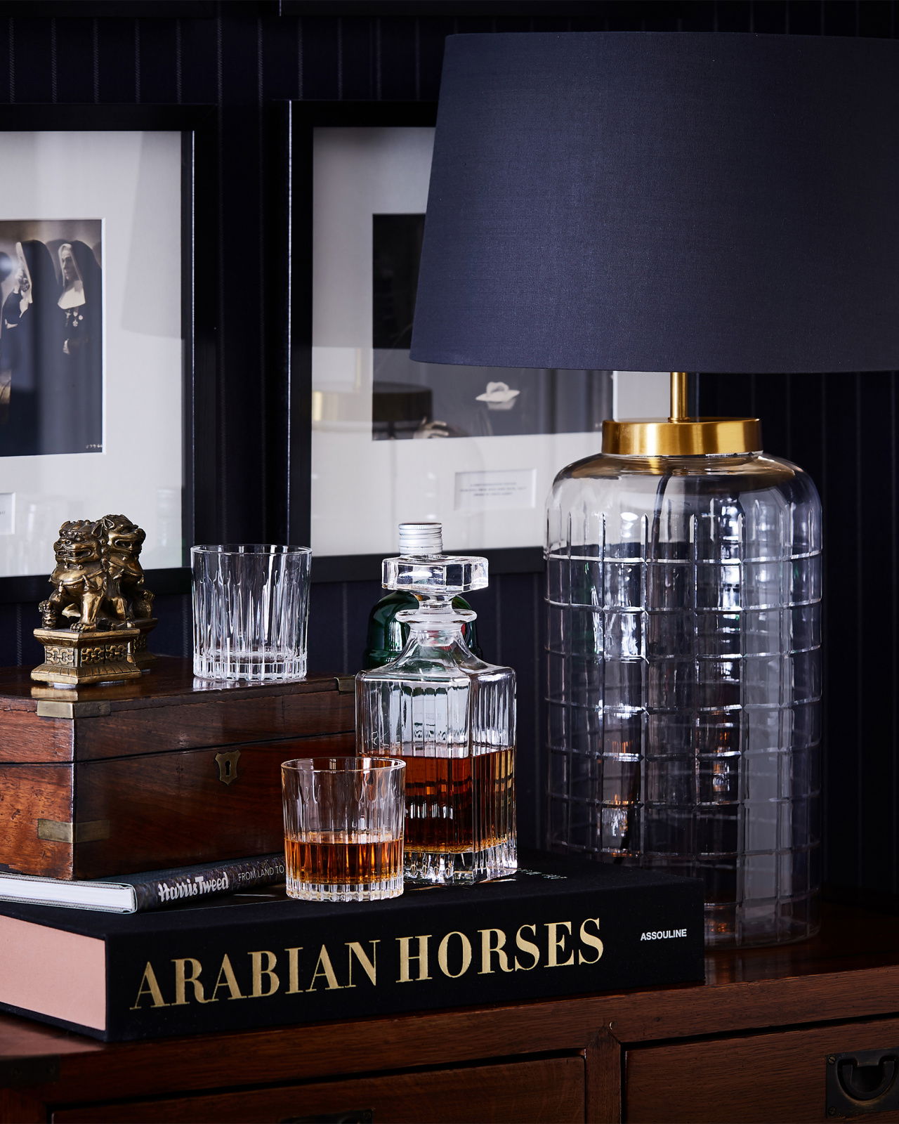 Clark bordslampa kristallin