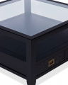 Martino Coffee Table Glass Top Iconic Black