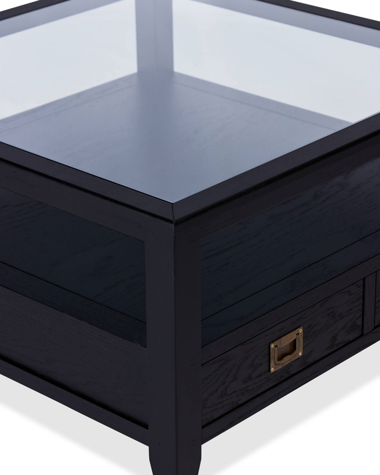 Martino soffbord glasskiva iconic black