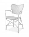 Colony käsinojallinen tuolit valkoinen