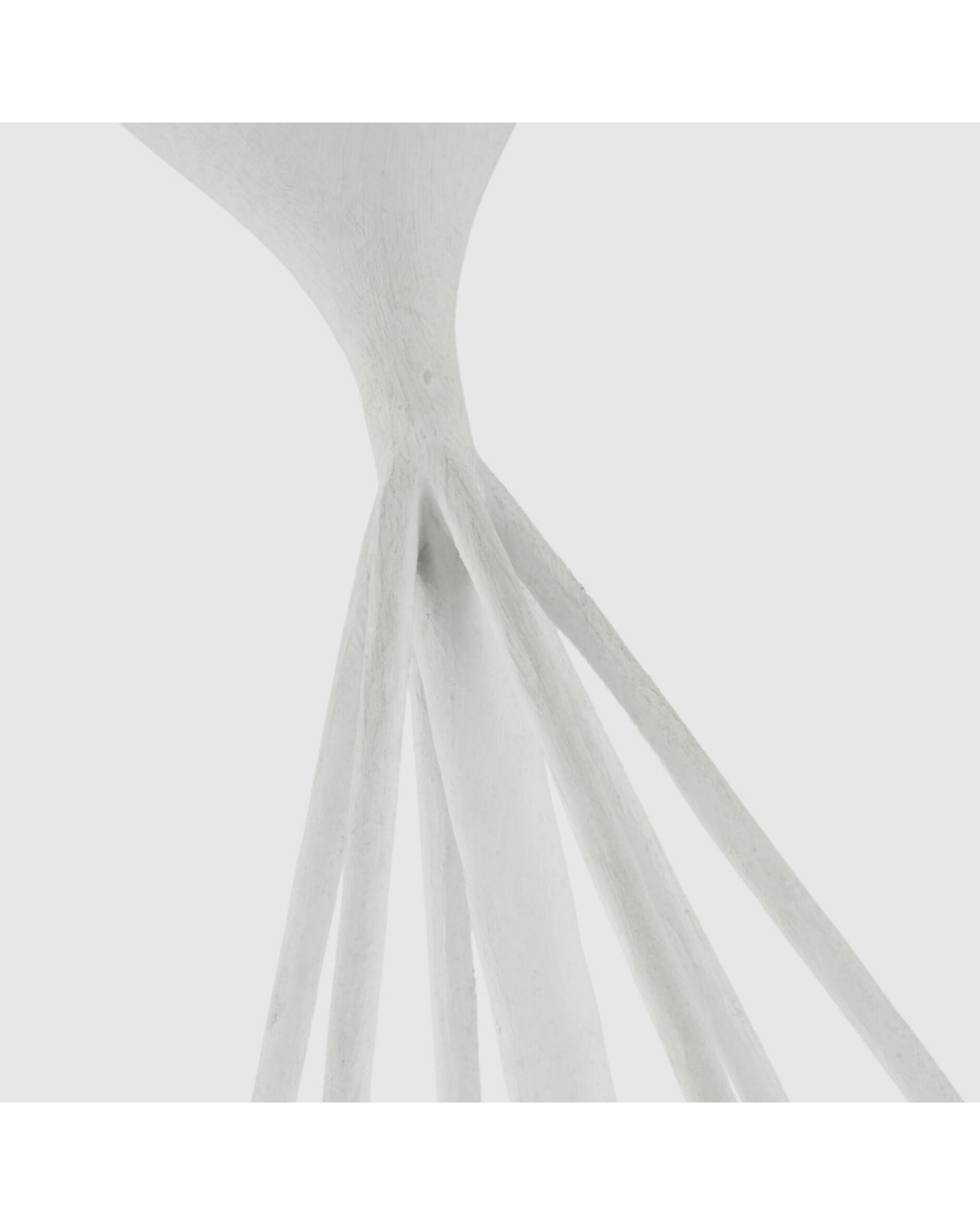 Alberto Small Low Ceiling Chandelier Plaster White