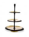 Gitano Cake Stand black nickel / gold L