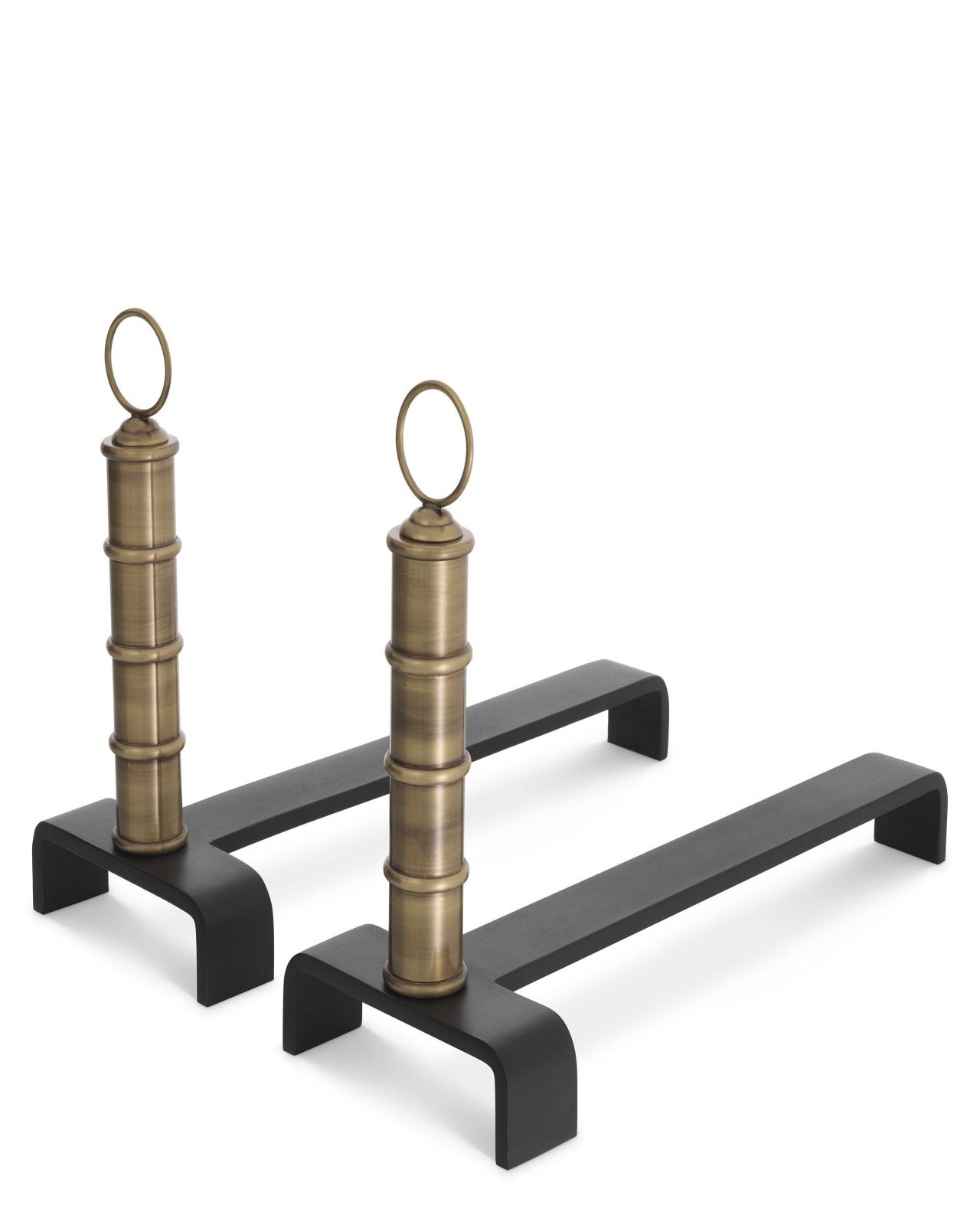 Vauxbons andiron messing 2-pak