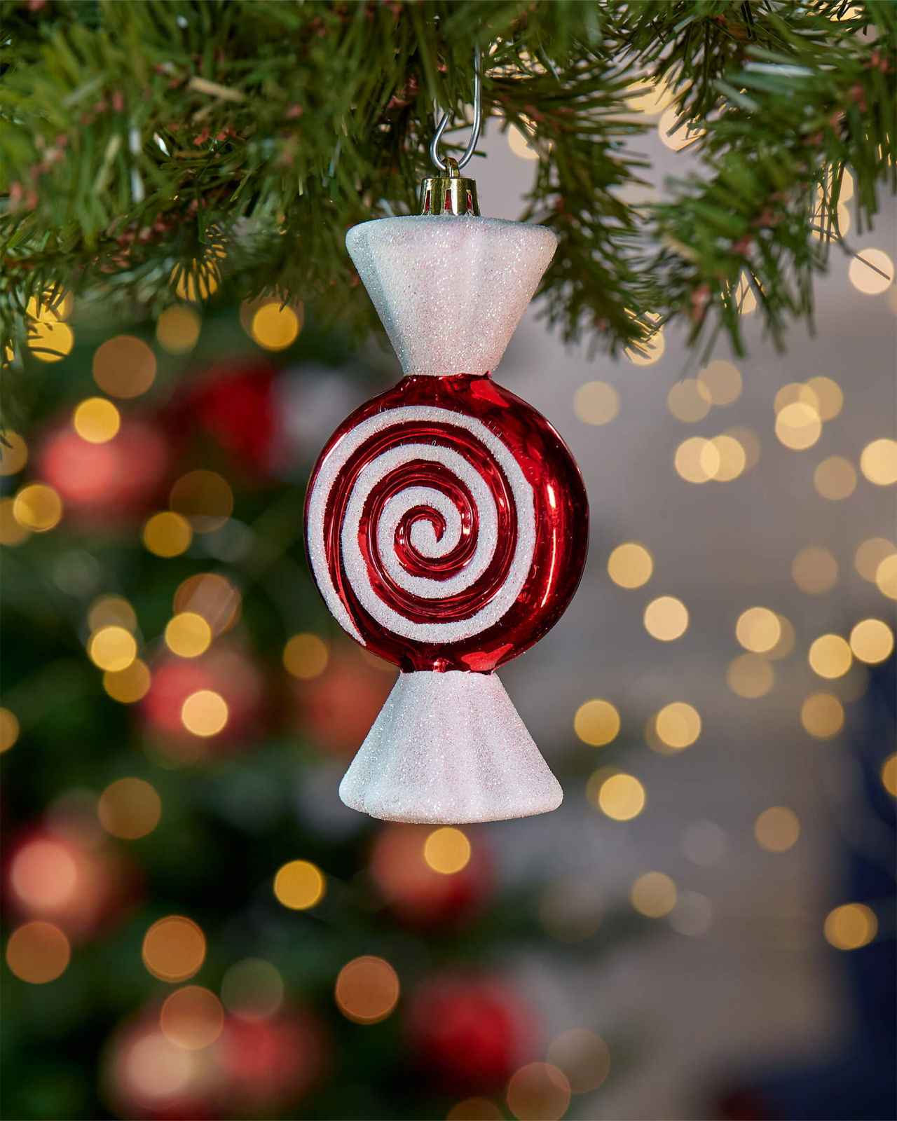 Amelie karamell julgransdekoration 4-pack