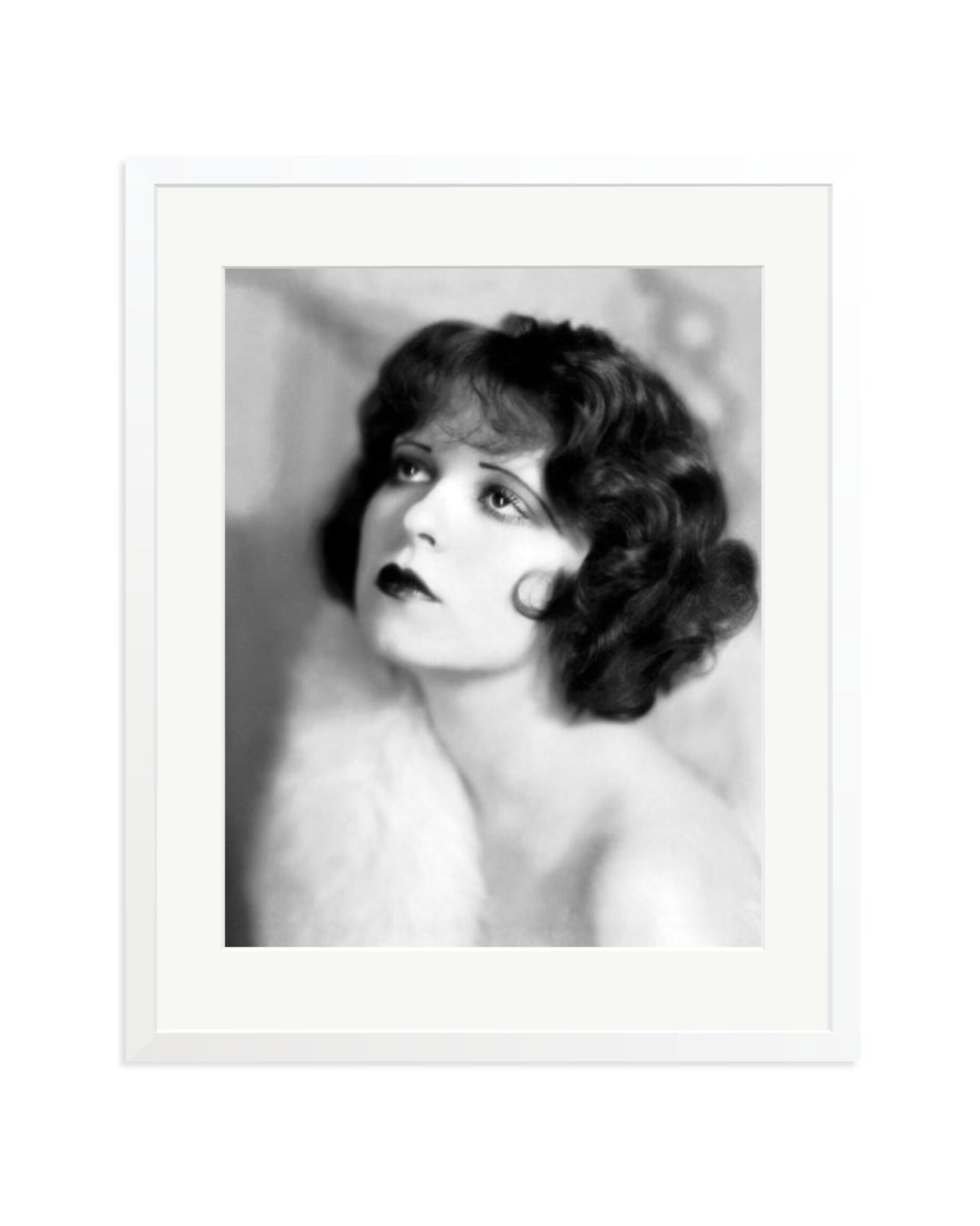 Clara Bow Portrait White / XL