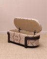 Sienna kilim storage bench