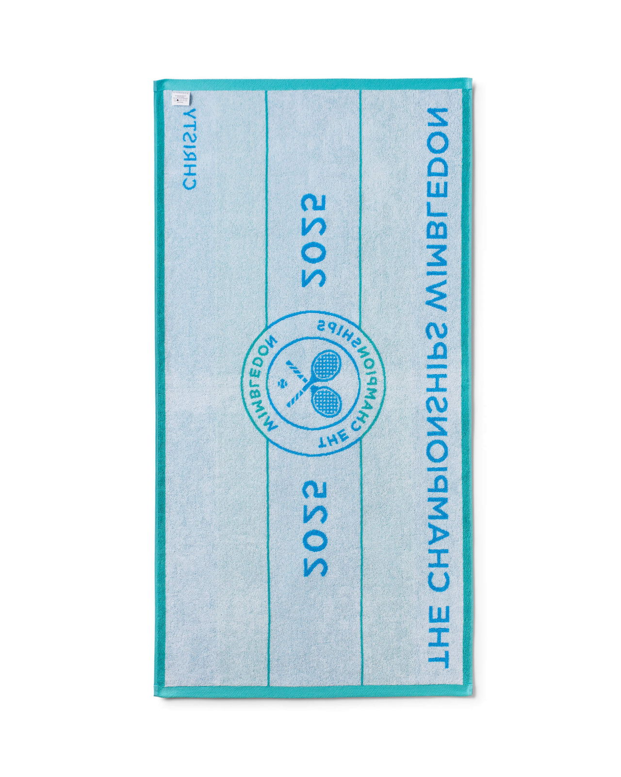 Wimbledon 2025 Championship handduk blå/grön