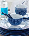 Capri Azzurra Bowls Blue/White 6-pack
