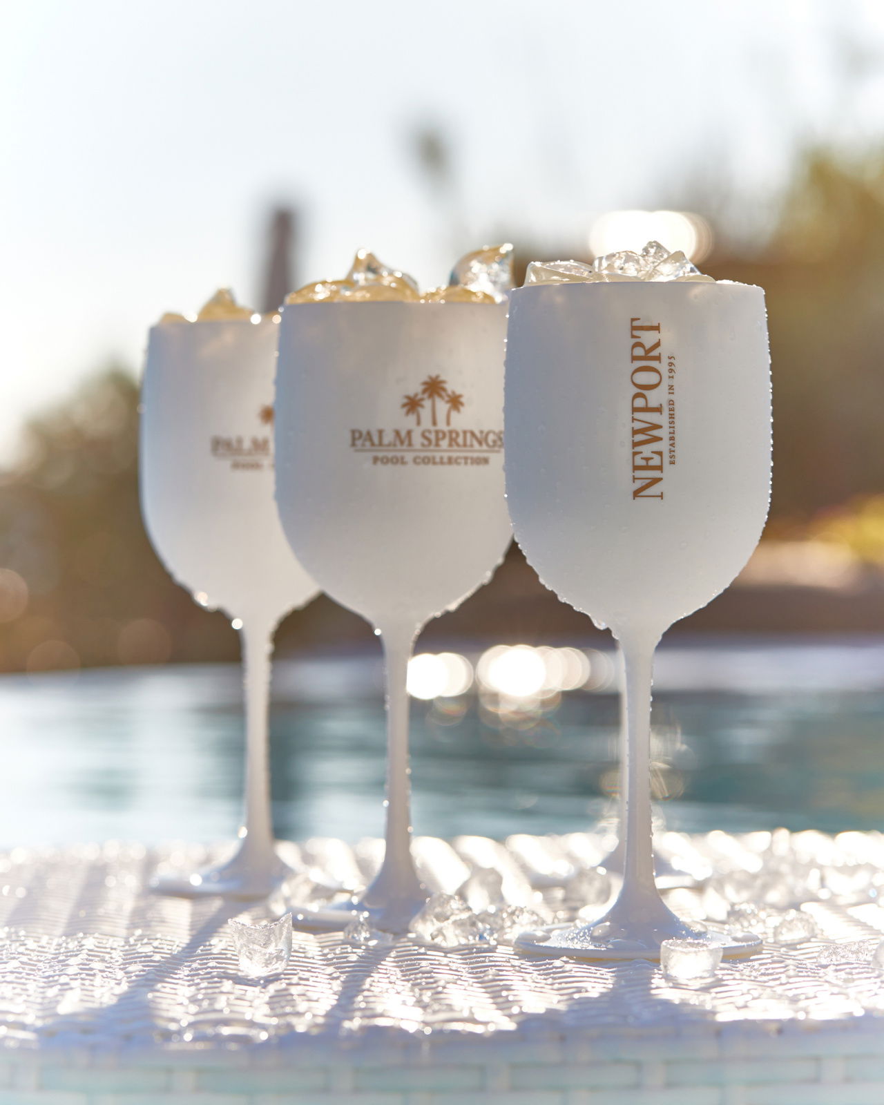 Palm Springs vinglas vit 4-pack