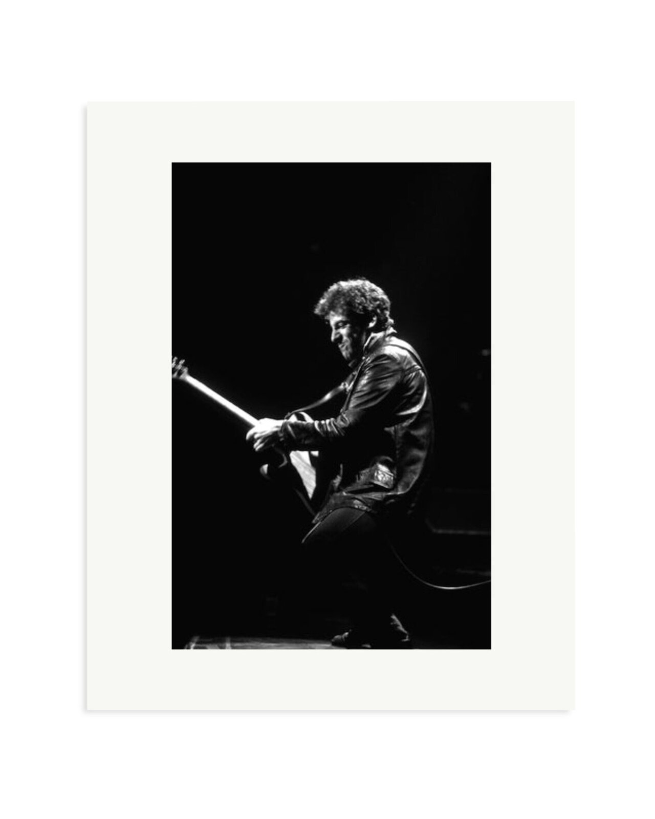 Bruce Springsteen In Detroit Print Only / Medium