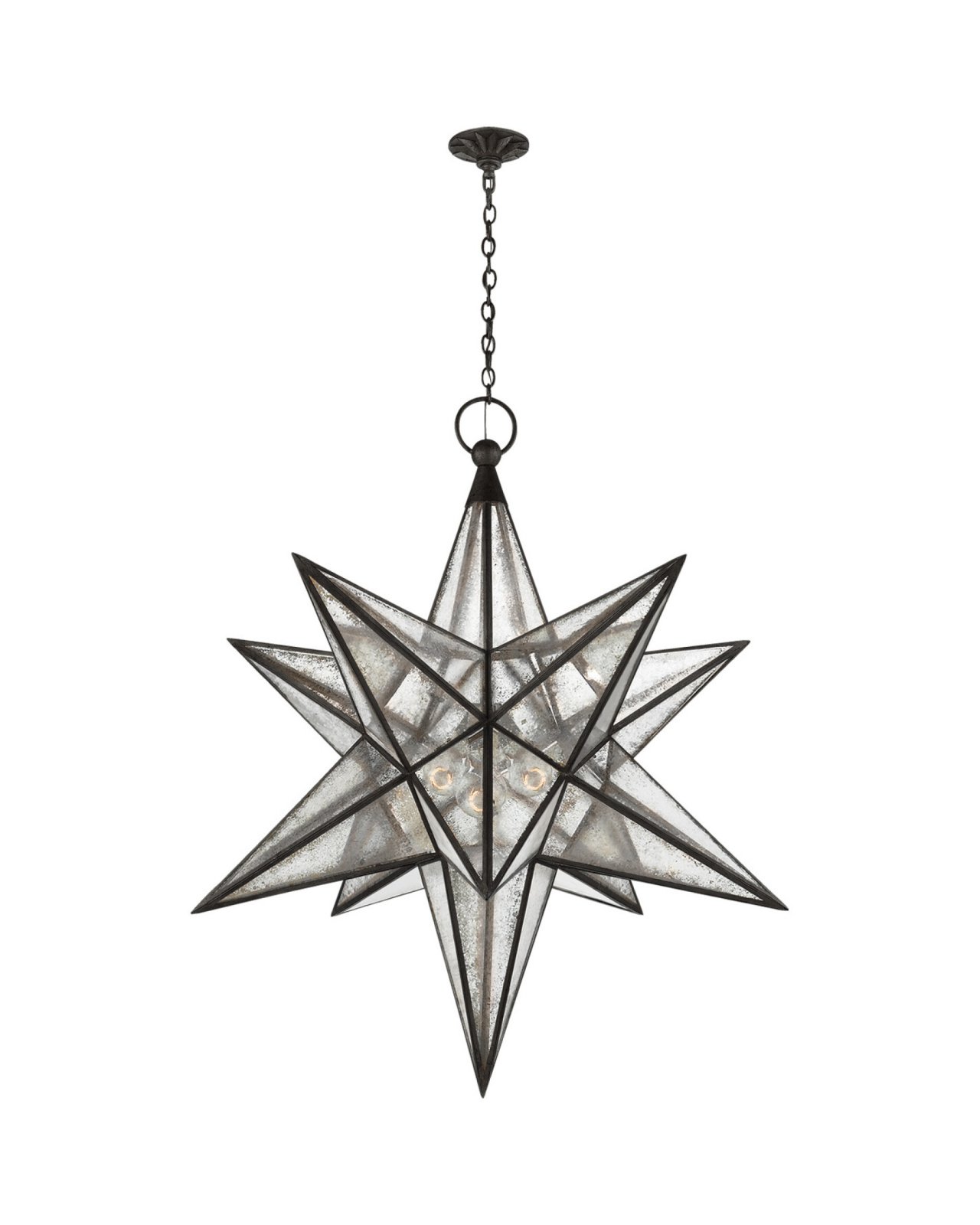 Moravian XL Star taklampa svart