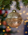 Tyne Weihnachtskugel Gold 9cm