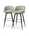 Cliff Bar Stool Mayer Silver Set of 2