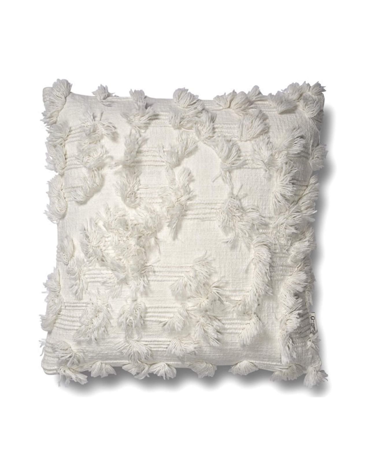Rope cushion cover white