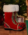 Ness Boots Christmas Decoration Red