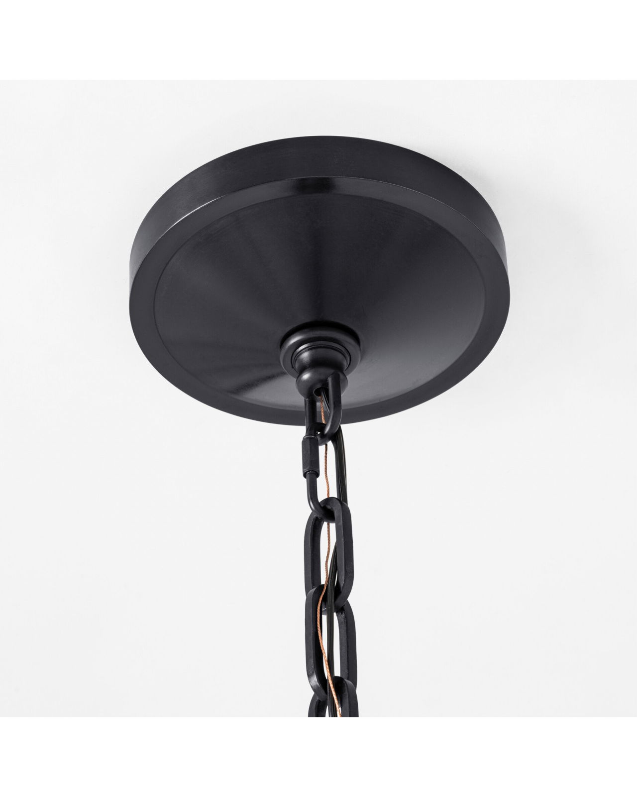 Darlana Wrapped Lantern Aged Iron/Rattan L