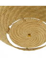 Tavira chandelier in natural rattan