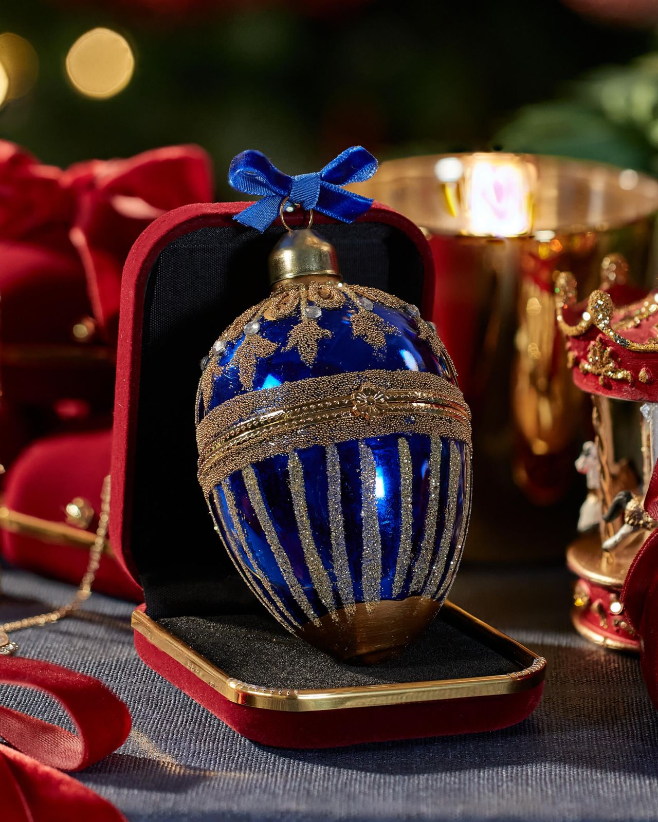 Henriette Fabergé egg blue