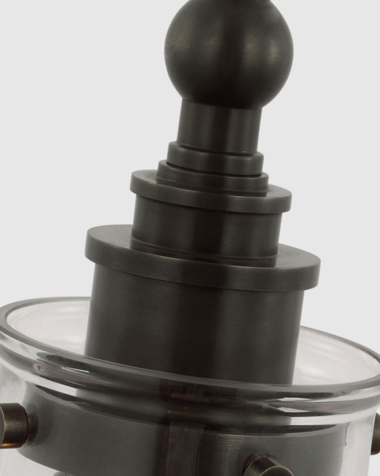 Parkington 9" Pendant Bronze/Clear Glass