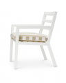 Delta Dining Chair White/Florent Beige