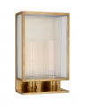 York 16" Double Box Sconce Brass