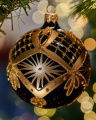 Lux Leonard Bauble Blue/Gold