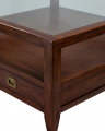 Martino coffee table with glass top Noble Brown