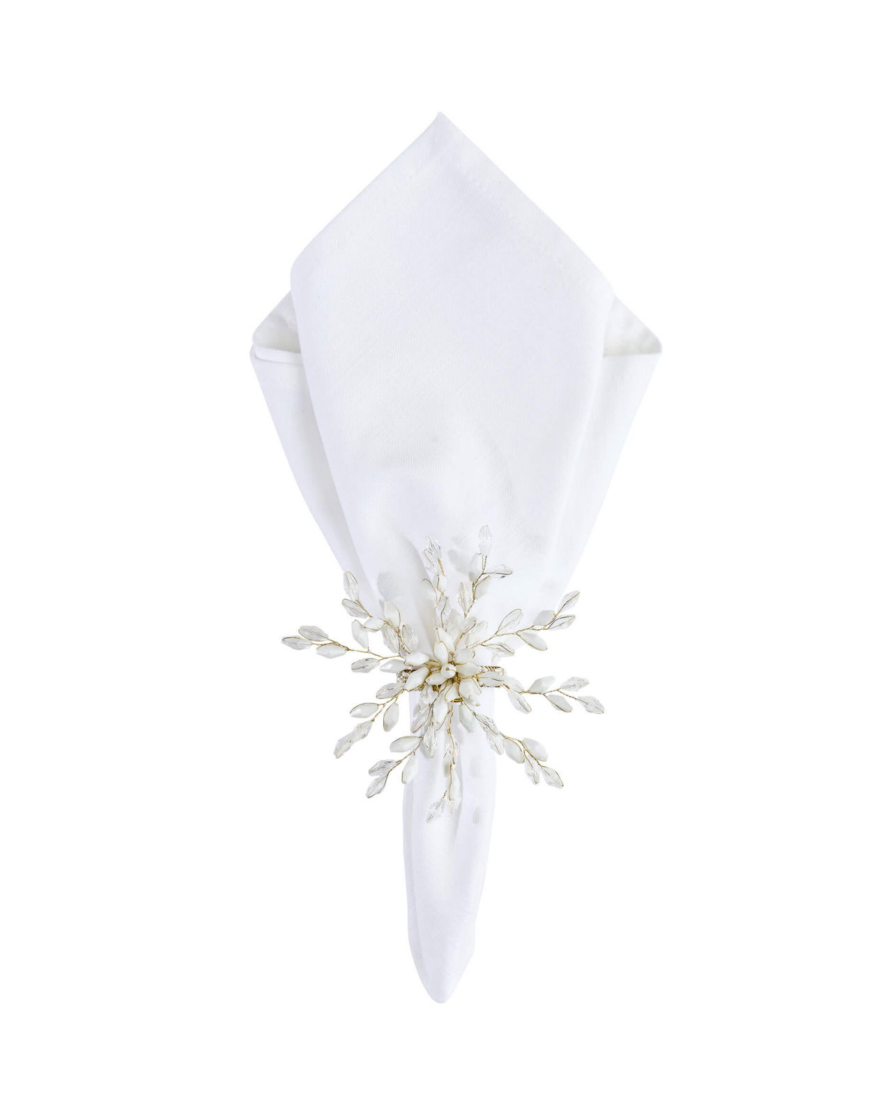 Frances Napkin Ring White