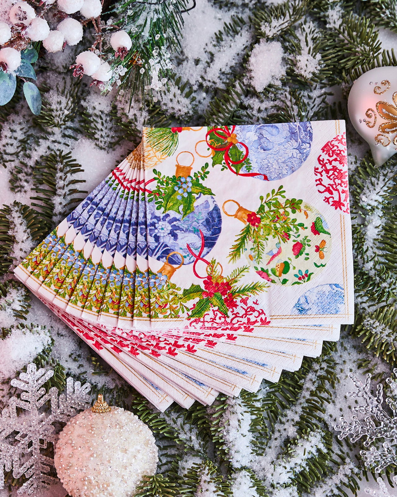 Baubles Christmas Napkins 20-pack