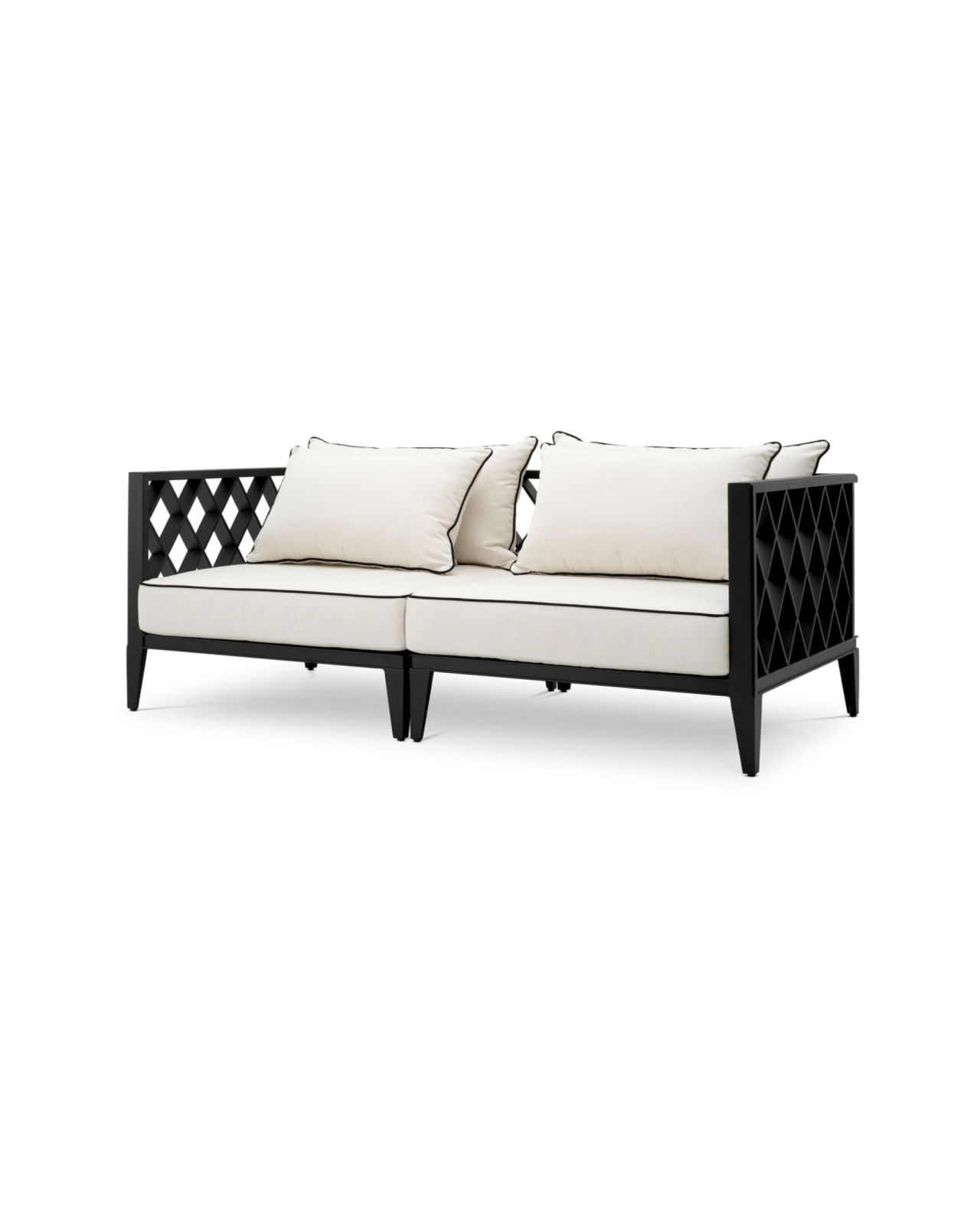 Ocean Club soffa 2-sits svart
