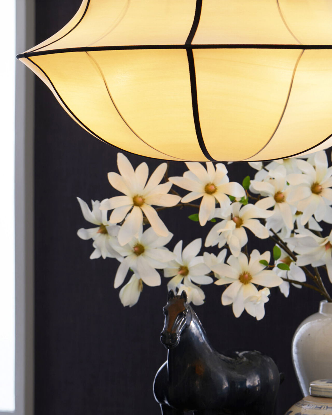 Newport silklamp umbrella beige