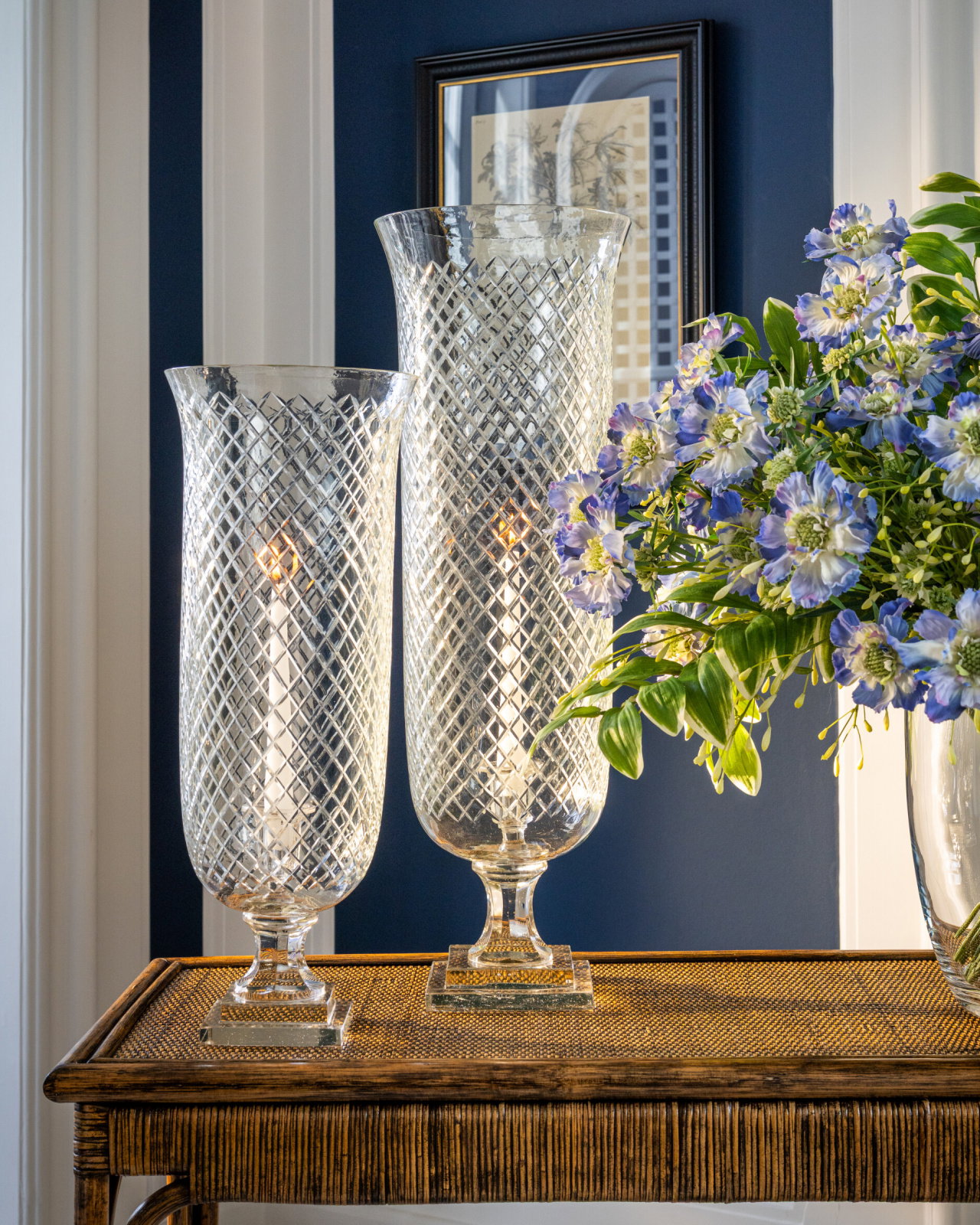 Roslyn candle lantern clear