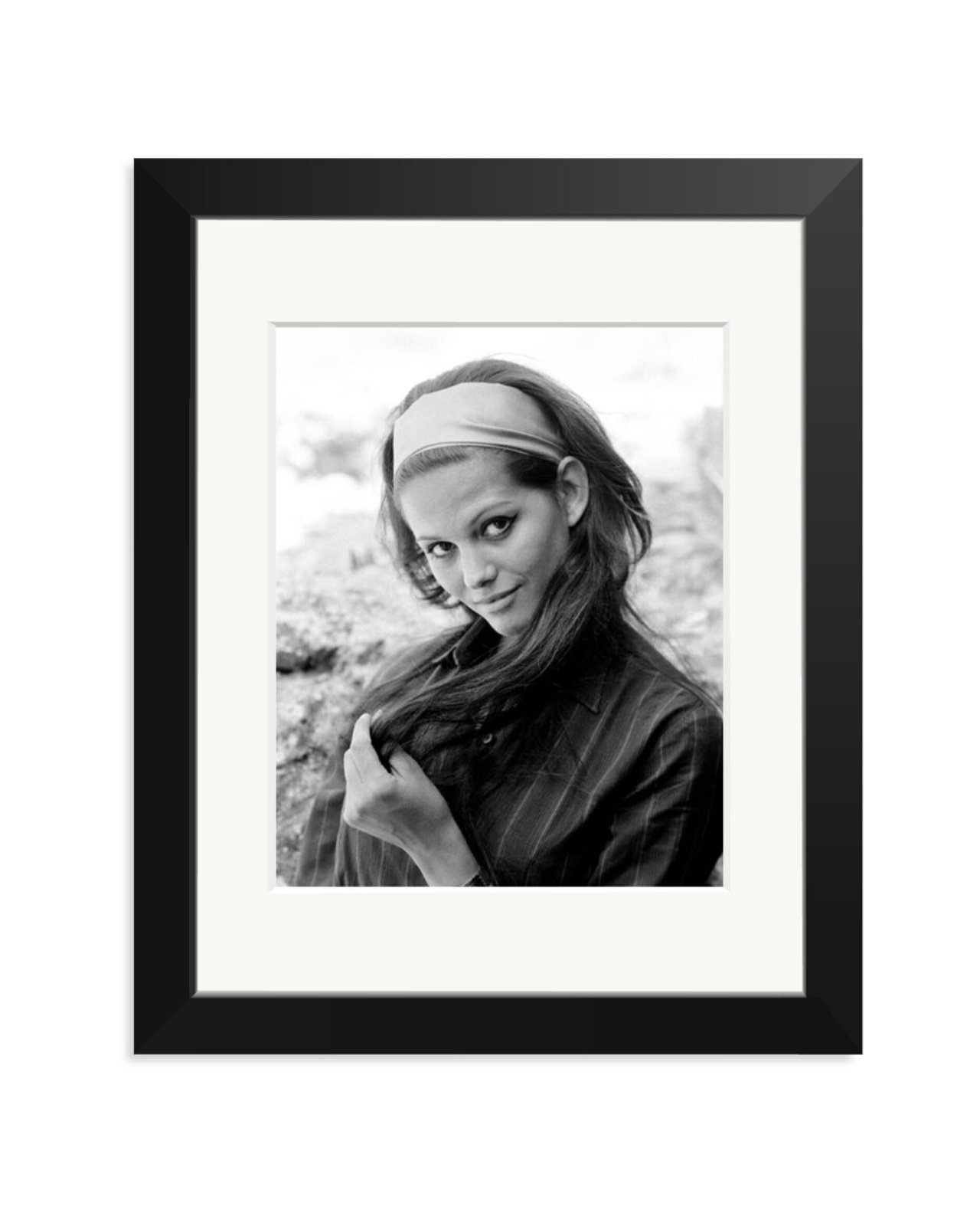 Claudia Cardinale Portrait, 1950 Black / Small