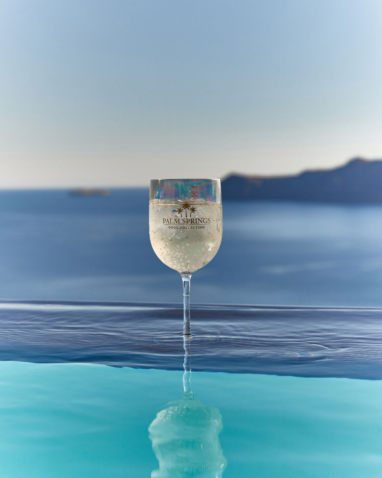 Palm Springs vinglas transparent 4-pack