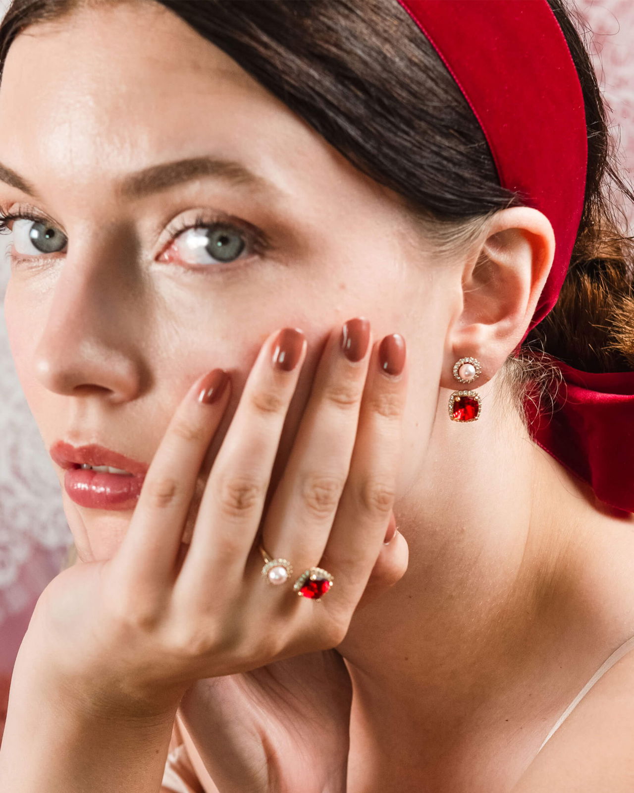 Colette Ring Scarlet Red